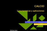 CALCIO Características y aplicaciones