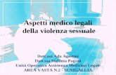 Dott.ssa Ada Agostini Dott.ssa Stefania Pagani Unità Operativa Assistenza Medicina Legale
