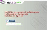 FoldLESs: un esempio di collaborazione tra l’industria e l’Università Dall’idea allo Spin-off