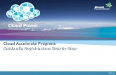 Cloud Accelerate Program:  Guida alla Registrazione Step-by-Step