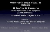 Università degli Studi di Bologna II Facoltà di Ingegneria