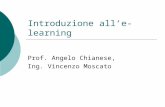 Introduzione all’e-learning