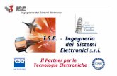 I.S.E.   -  Ingegneria     dei  Sistemi   Elettronici  s.r.l.