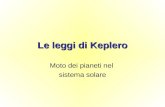 Le leggi di Keplero