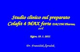 Studio clinico sul preparato  Colafit 4 MAX forte  DACOM Pharma, s.r.l
