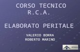 CORSO TECNICO R.C.A.  ELABORATO PERITALE