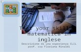 Test your skills:  matematica in inglese