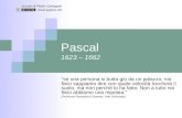 Pascal 1623 – 1662