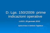 D. Lgs. 150/2009: prime indicazioni operative