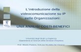 L’introduzione della  videocomunicazione su IP nelle Organizzazioni:  UNA ANALISI COSTI-BENEFICI
