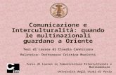 Corso di Laurea in Comunicazione Interculturale e Multimediale  Università degli Studi di Pavia