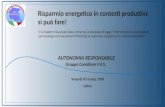 AUTONOMIA RESPONSABILE Gruppo Consiliare F.V.G.
