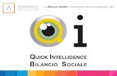 Il  «Bilancio Sociale»   lo strumento  Quick  Intelligence « Qi »
