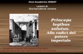 Anno Accademico 2006/07 Lezioni di  Giurisprudenza romana