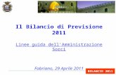 BILANCIO 2011