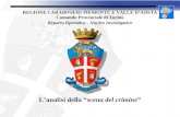 REGIONE CARABINIERI PIEMONTE E VALLE D’AOSTA Comando Provinciale di Torino