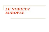 LE NOBILTA’ EUROPEE
