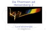 Da Thomson ad Heisenberg 2