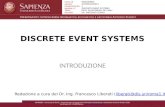 DISCRETE EVENT SYSTEMS