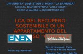 UNIVERSITA’ degli STUDI di ROMA “LA SAPIENZA” FACOLTA’ DI ARCHITETTURA “VALLE GIULIA”