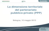 La dimensione territoriale del partenariato  pubblico-privato (PPP)