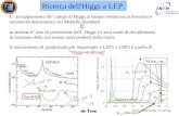 Ricerca dell'Higgs a LEP
