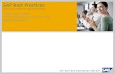 SAP Best Practices Know-how preconfezionato di settore e intersettoriale