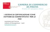 CAMERA  DI  COMMERCIO  DI  PRATO  Prato 07 giugno 2012