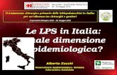Le LPS in Italia:  quale dimensione epidemiologica?