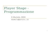 Player Stage - Programmazione