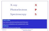 X-ray  X Photoelectron P Spectroscopy S