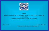 ANVU Associazione Professionale Polizia Locale d’Italia Presidenza Provinciale di Trento