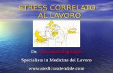 STRESS CORRELATO   AL LAVORO
