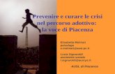 Prevenire e curare le crisi nel percorso adottivo:  la voce di Piacenza