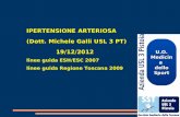IPERTENSIONE ARTERIOSA (Dott. Michele Galli USL 3 PT)               19/12/2012