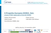 Il Progetto Europeo DORIS_Net : creare il link regionale ai Servizi GMES