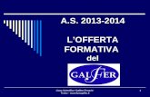 A.S. 2013-2014 L’OFFERTA FORMATIVA  del
