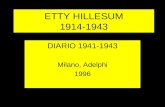 ETTY HILLESUM 1914-1943