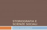 Storiografia e scienze sociali