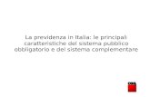 La previdenza in Italia: fattori di crisi del sistema