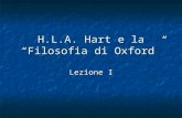 H.L.A. Hart e la “Filosofia di Oxford”