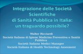 Integrazione delle Società Scientifiche  di Sanità Pubblica in Italia:  un traguardo possibile?