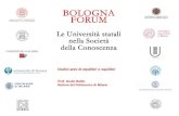 Dodici anni di equilibri e squilibri Prof. Giulio Ballio  Rettore del Politecnico di Milano