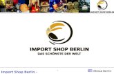 IMPORT SHOP BERLIN fiera internazionale per l’artigianato