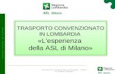 Trasporto dializzati  ASL di Milano