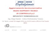 Aggiornamento tecnico/normativo NUOVI RAPPORTI TECNICI  DI CONTROLLO p.2