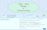 1850 – 1950 Design e Comunicazione