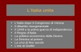 L’Italia unita