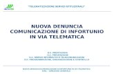 NUOVA DENUNCIA COMUNICAZIONE DI INFORTUNIO IN VIA TELEMATICA