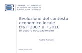 Evoluzione del contesto economico locale  tra il 2007 e il 2010 (il quadro occupazionale)